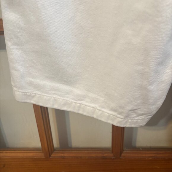 GAP High Rise Pull-On Wide-Leg Utility Jeans SZ: XL/ WHITE - Picture 8 of 15